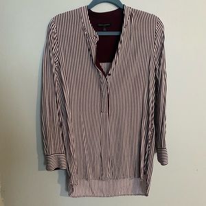 Banana Republic Medium collarless dress shirt